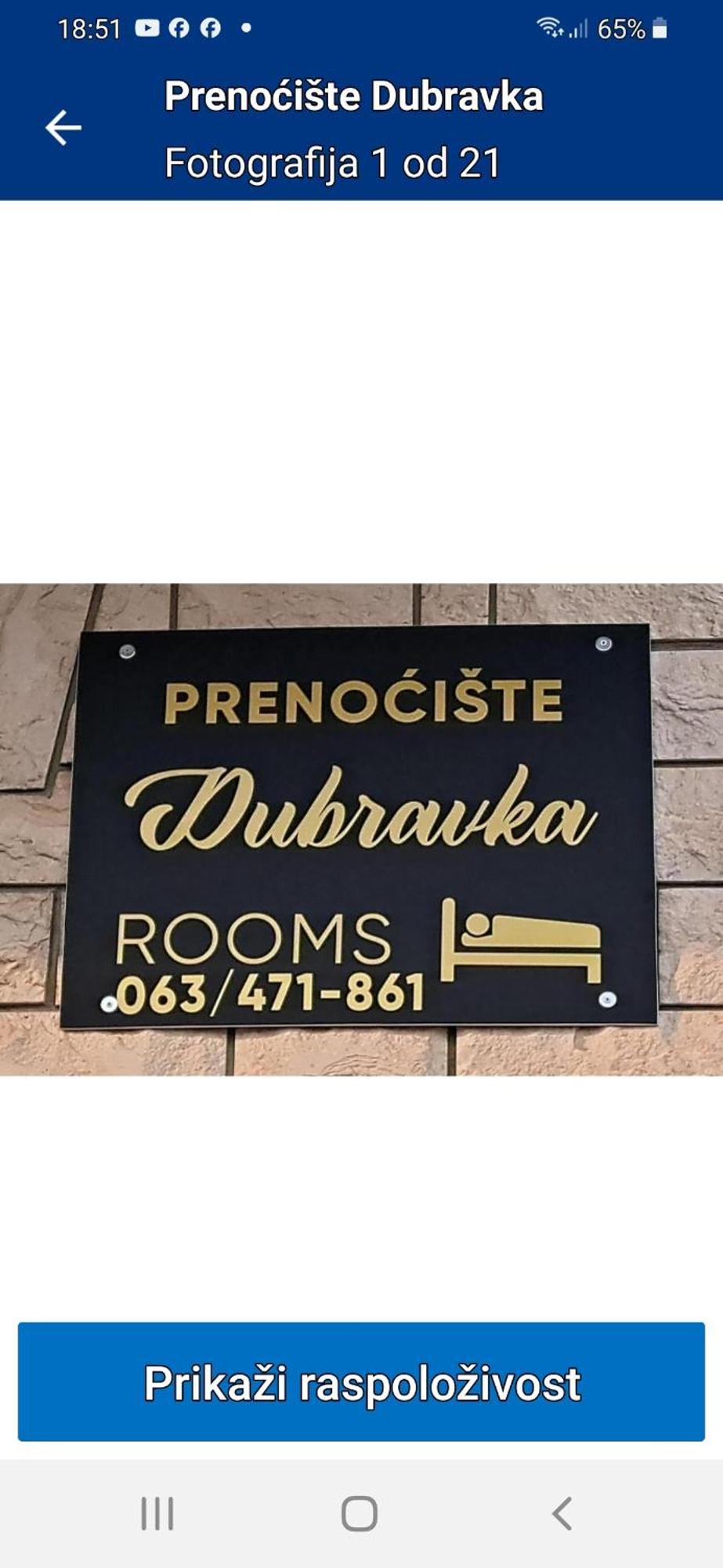 Prenociste Dubravka Apartamento Livno Exterior foto